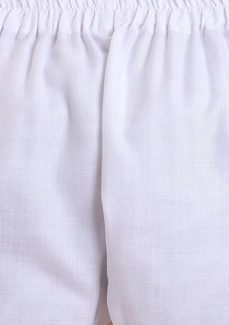 Green Embroidered Blended Kurta Set For Boys - Indya