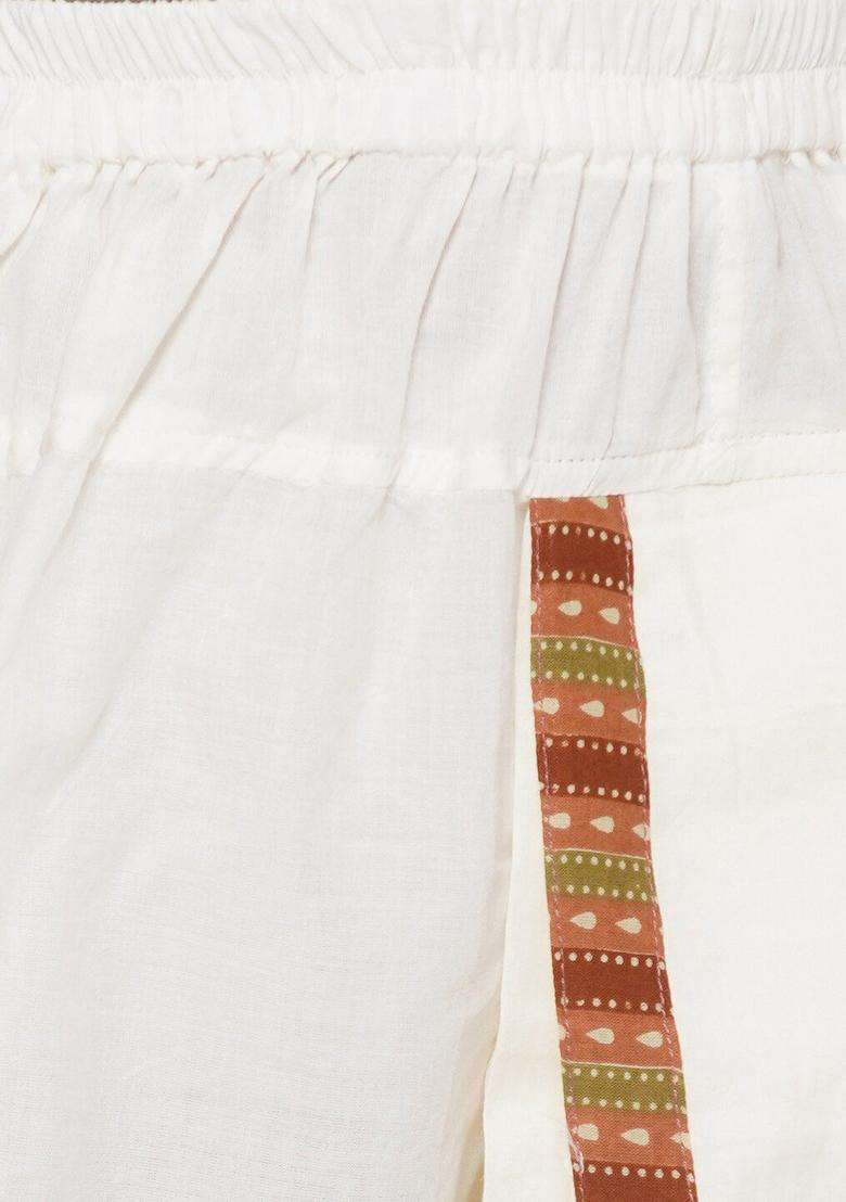 Brown Self Design Cotton Kurta Set For Boys - Indya