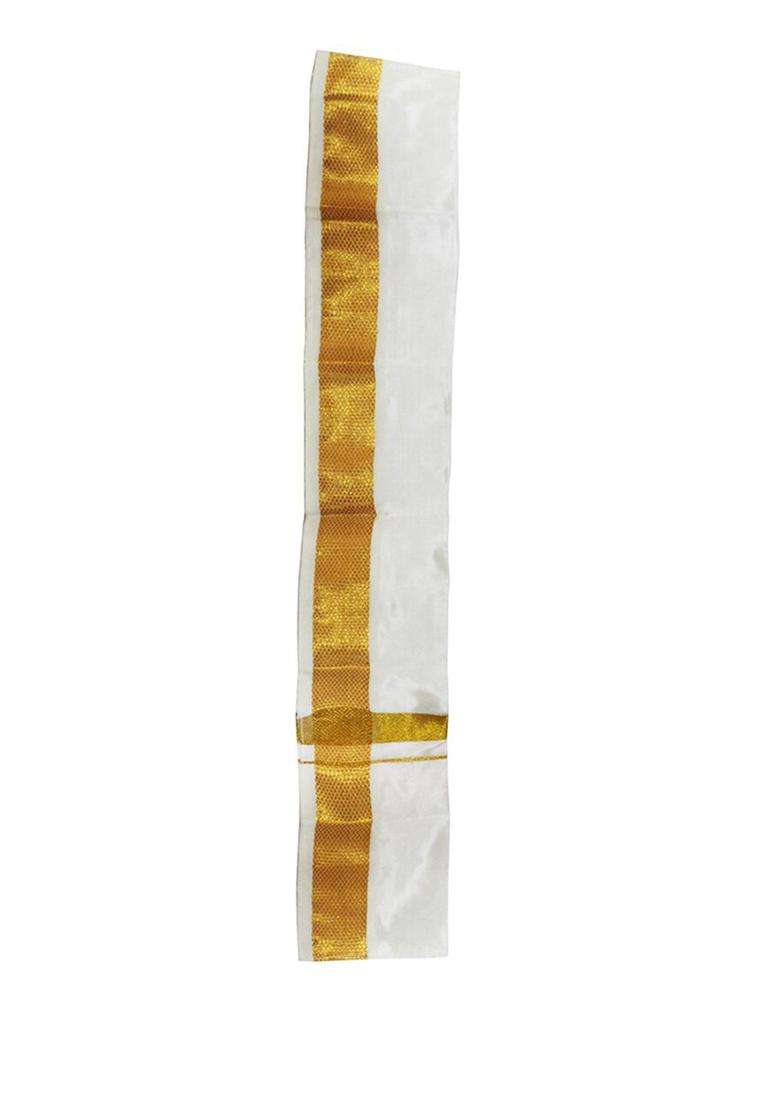 Blue Solid Polyester Kurta Set For Boys - Indya