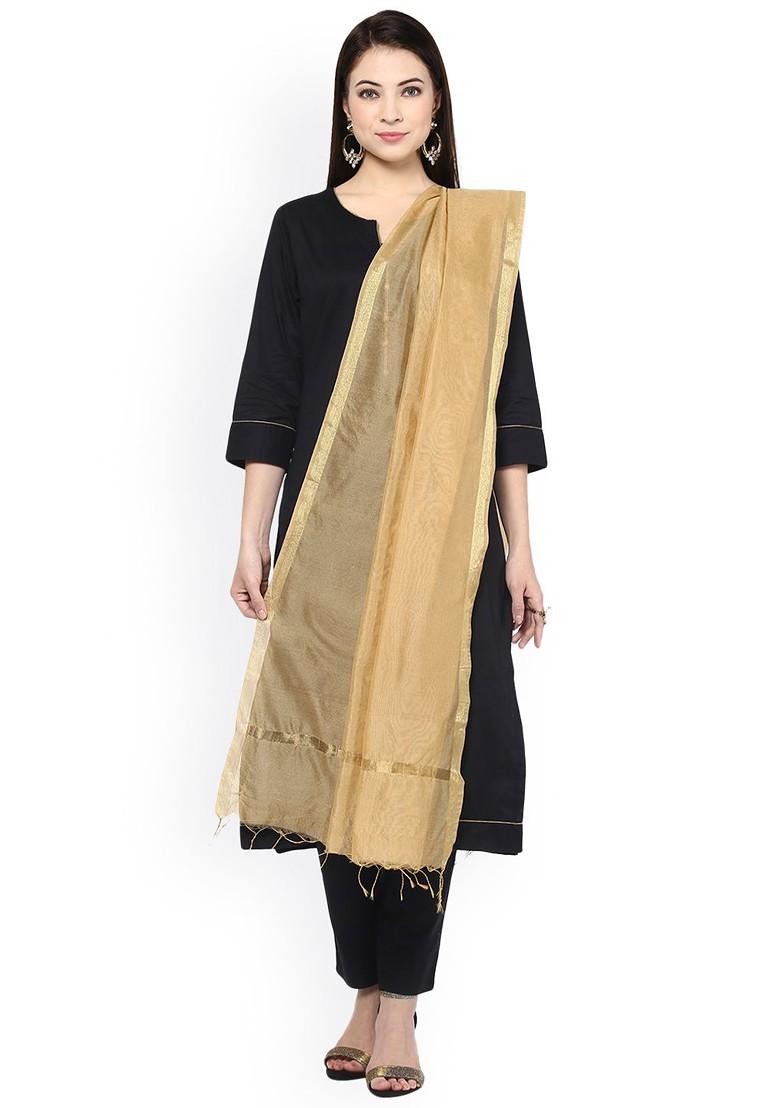 Beige Silk Dupatta