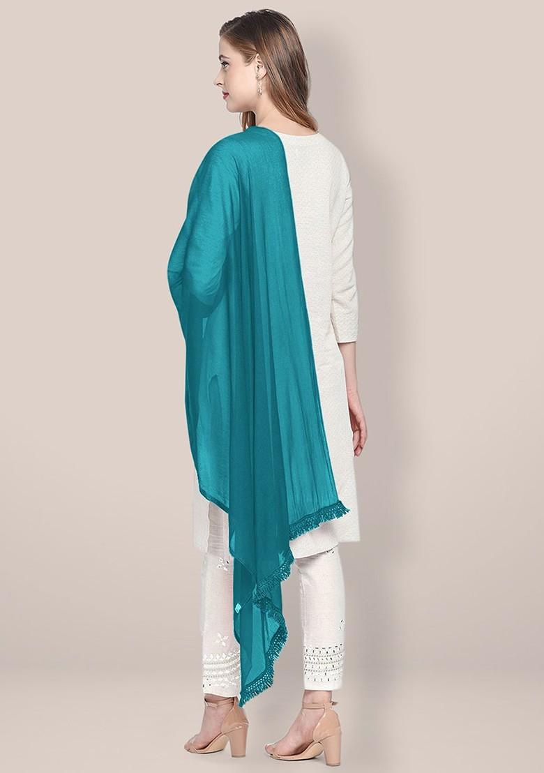 Solid Chiffon Dupatta
