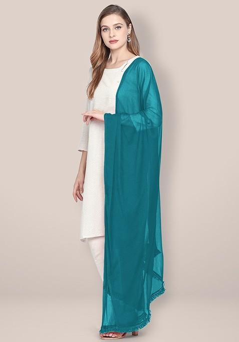 Solid Chiffon Dupatta