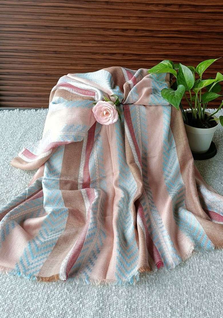 Women Striped Stole - Indya