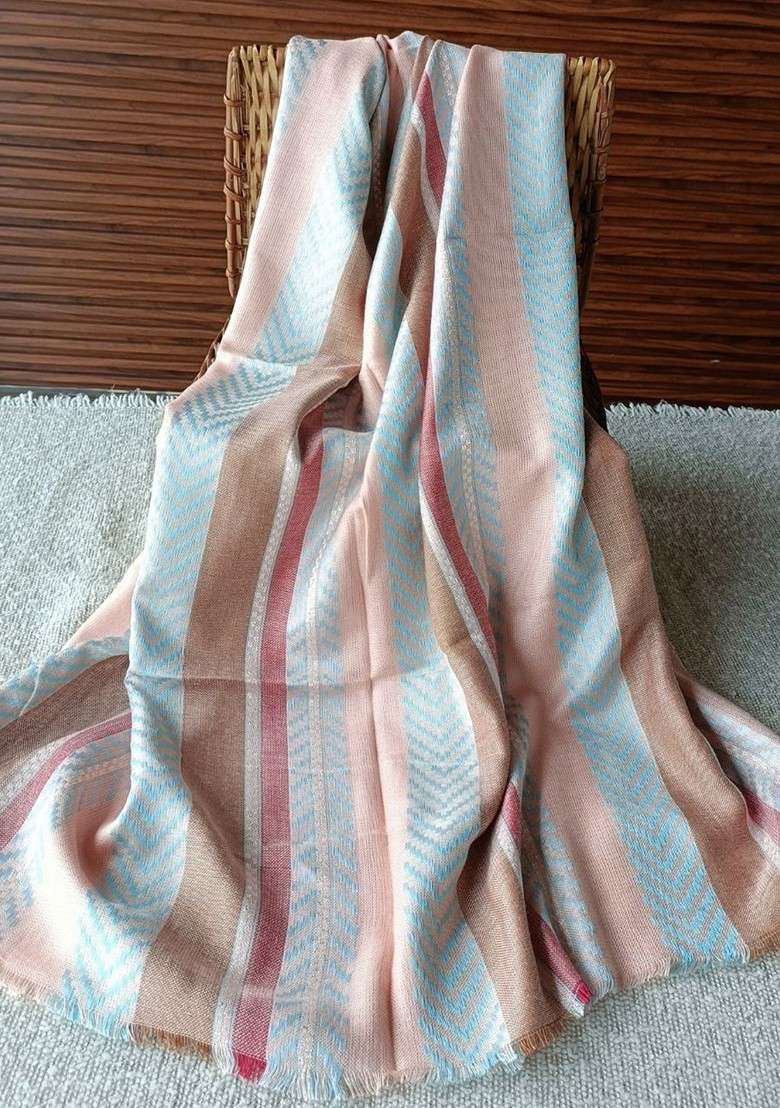 Women Striped Stole - Indya