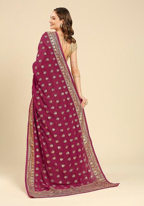 Embroidered Bridal Dupatta With Zardozi