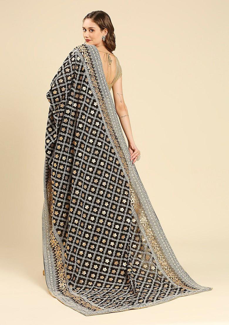 Gotta Patti Embellished Georgette Dupatta