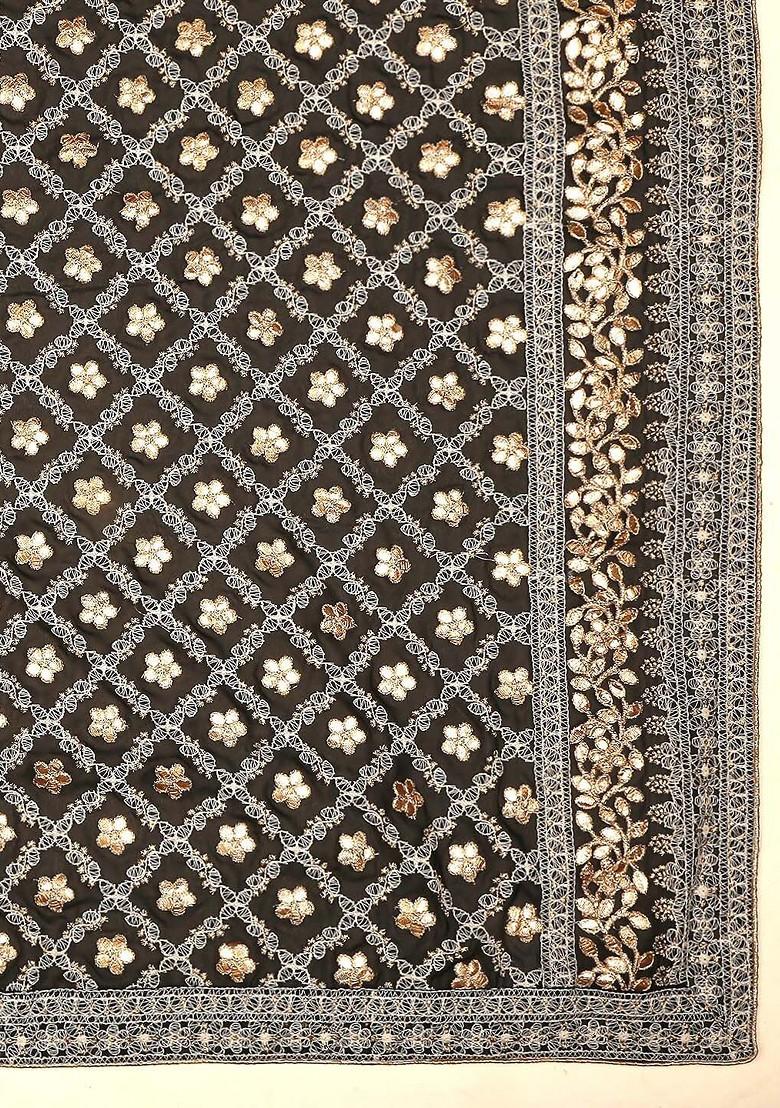 Gotta Patti Embellished Georgette Dupatta