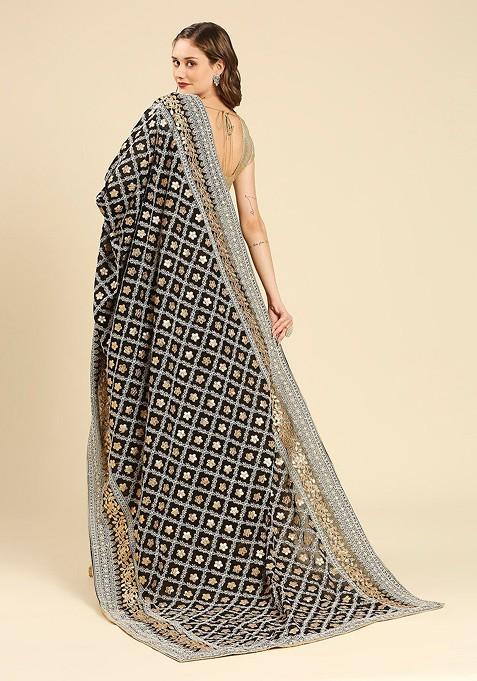 Gotta Patti Embellished Georgette Dupatta