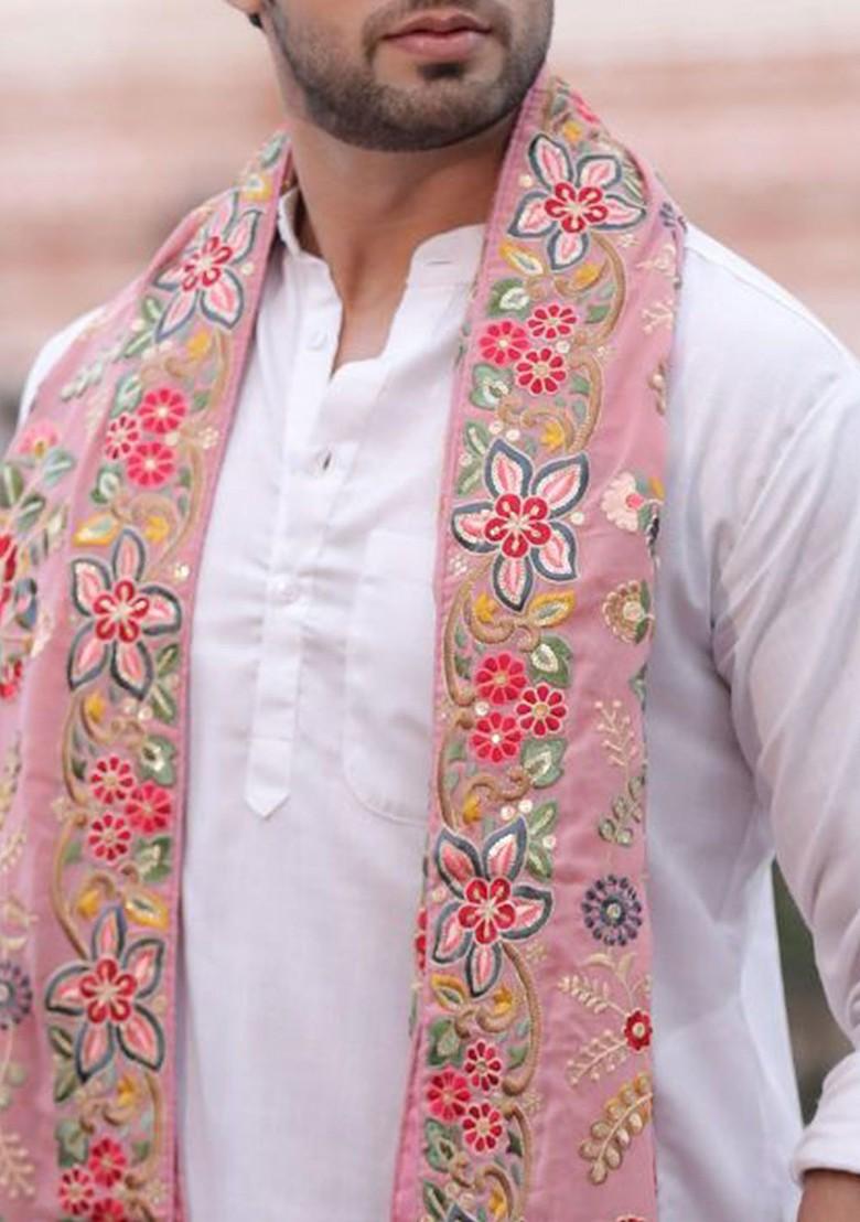 Floral Embroidered Dupatta