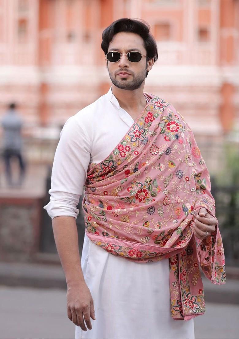 Floral Embroidered Dupatta