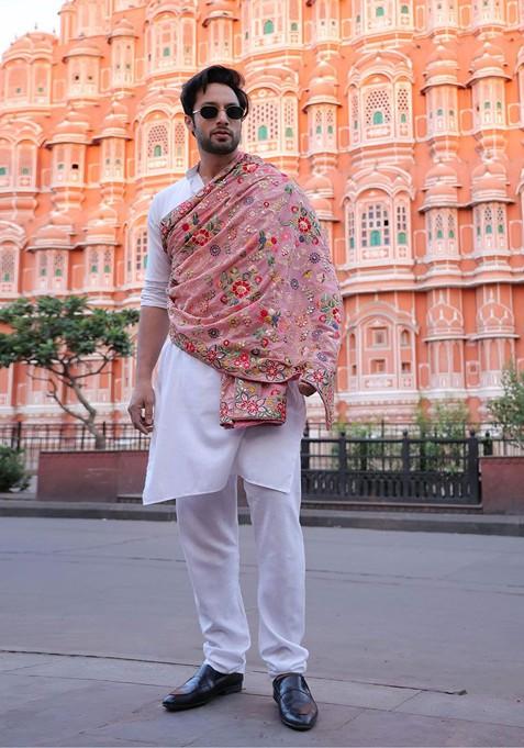 Floral Embroidered Dupatta