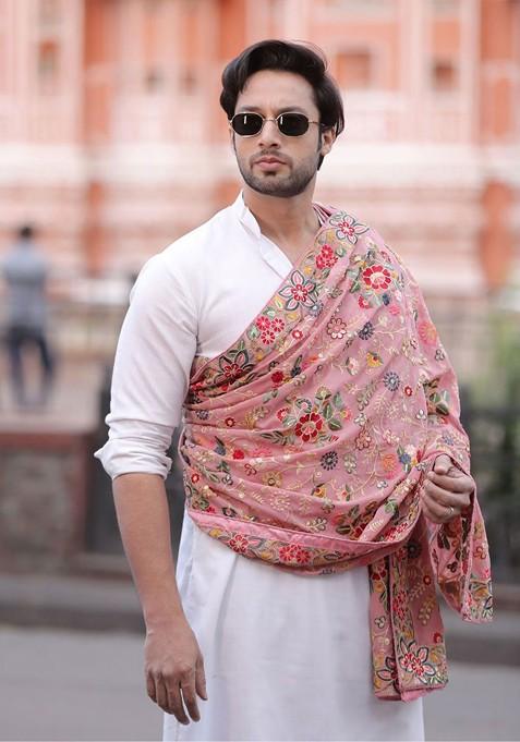 Floral Embroidered Dupatta