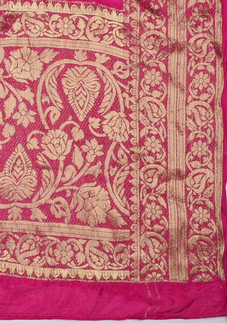 Ethnic Motifs Woven Design Bandhani Dupatta