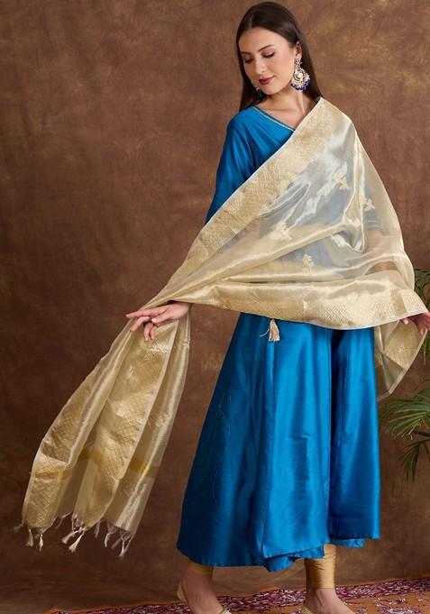 Woven Design Dupatta