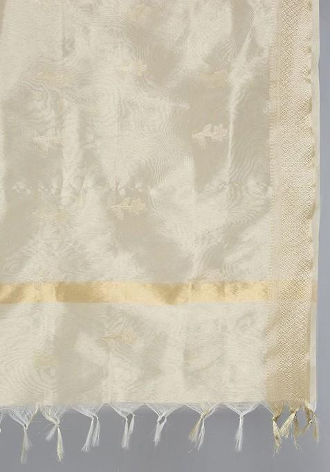 Woven Design Dupatta