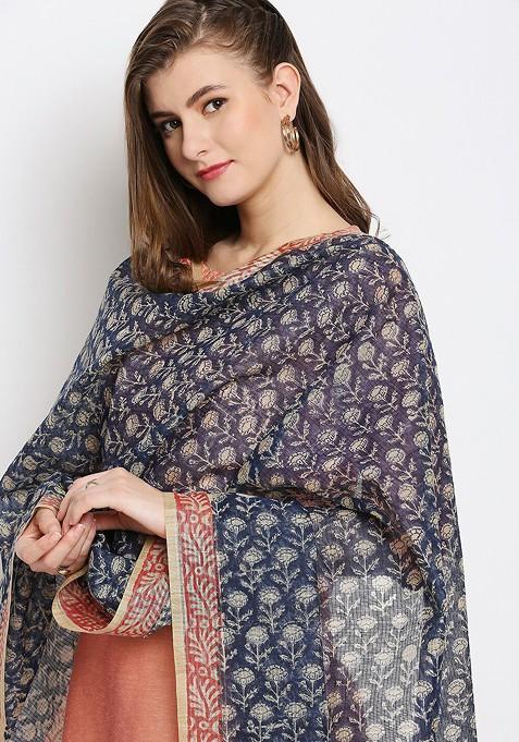 Printed Block Print Dupatta
