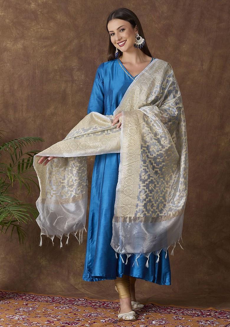 Woven Design Dupatta