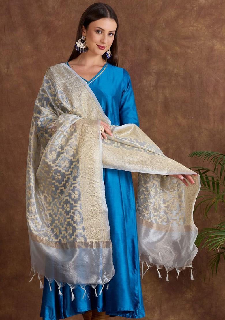 Woven Design Dupatta