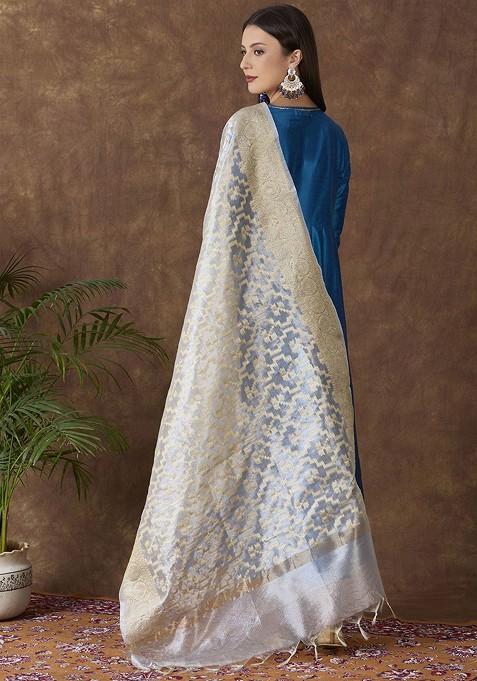 Woven Design Dupatta