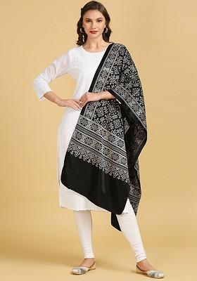 Ethnic Motifs Printed Block Print Dupatta