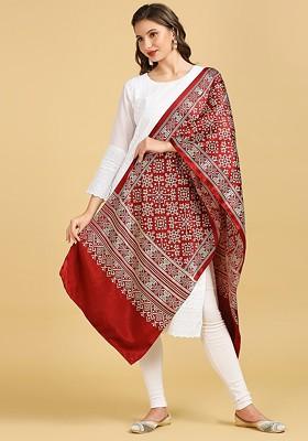 Ethnic Motifs Printed Block Print Dupatta