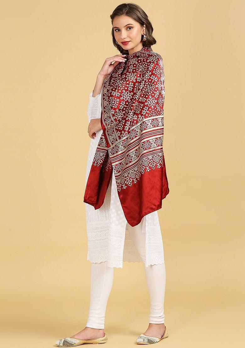 Ethnic Motifs Printed Block Print Dupatta