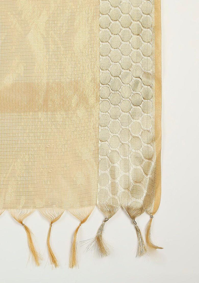 Zari Tasselled Silk Dupatta