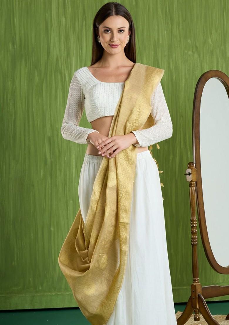 Ethnic Motifs Woven Design Dupatta