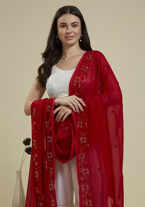 Embroidered Dupatta