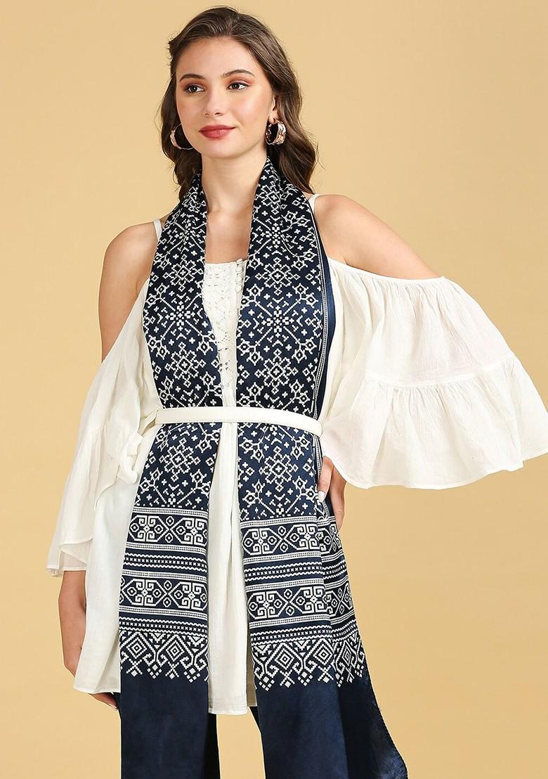 Ethnic Motifs Printed Block Print Dupatta