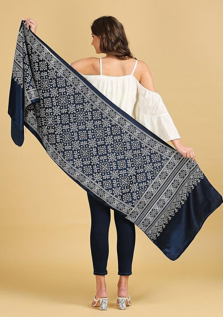 Ethnic Motifs Printed Block Print Dupatta