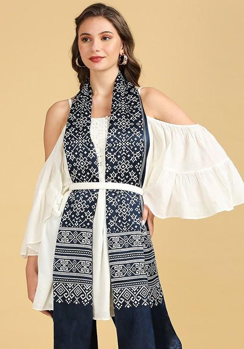 Ethnic Motifs Printed Block Print Dupatta