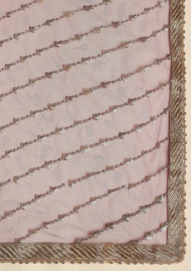 Ethnic Motifs Embroidered Dupatta