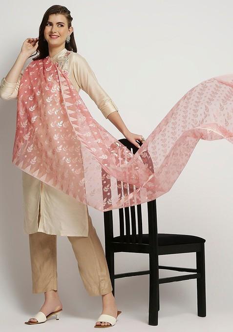 Woven Design Banarasi Dupatta