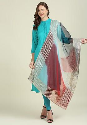 Organza Dupatta With Gotta Patti