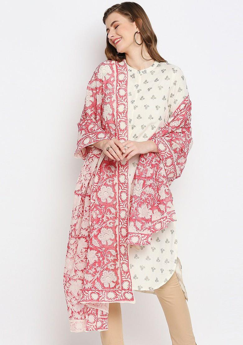 Printed Pure Cotton Block Print Dupatta