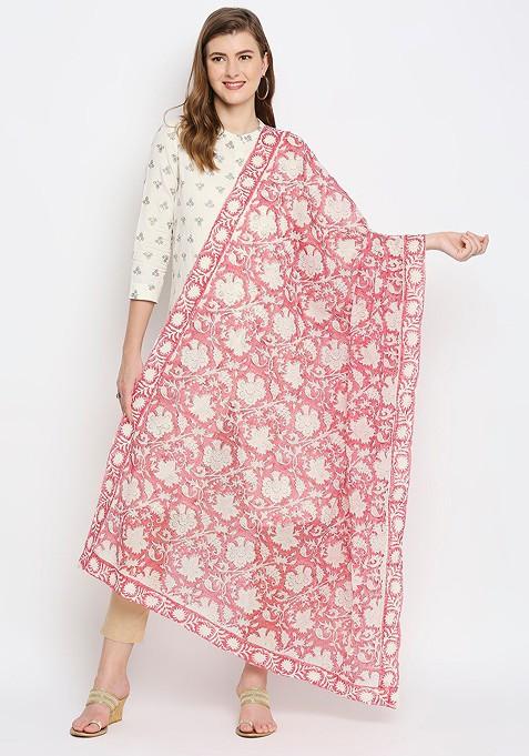 Printed Pure Cotton Block Print Dupatta
