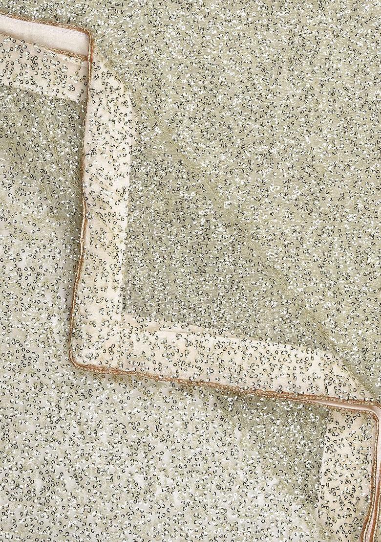 Embellished Dupatta With Sequinned