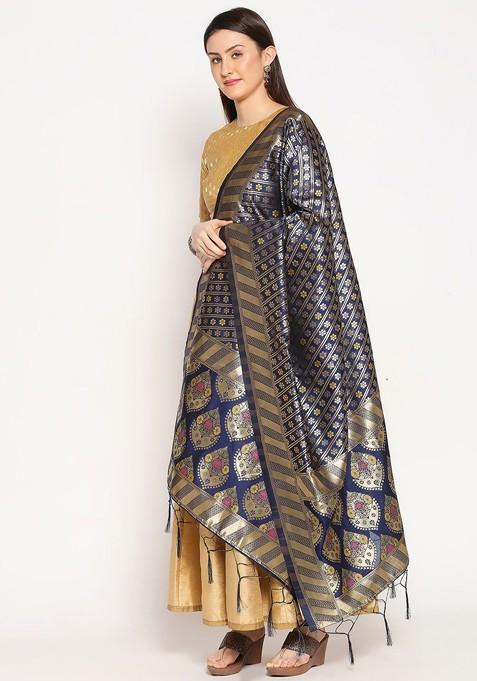 Woven Design Dupatta