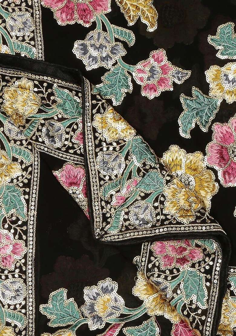 Women Embroidered Dupatta With Zardozi - Indya