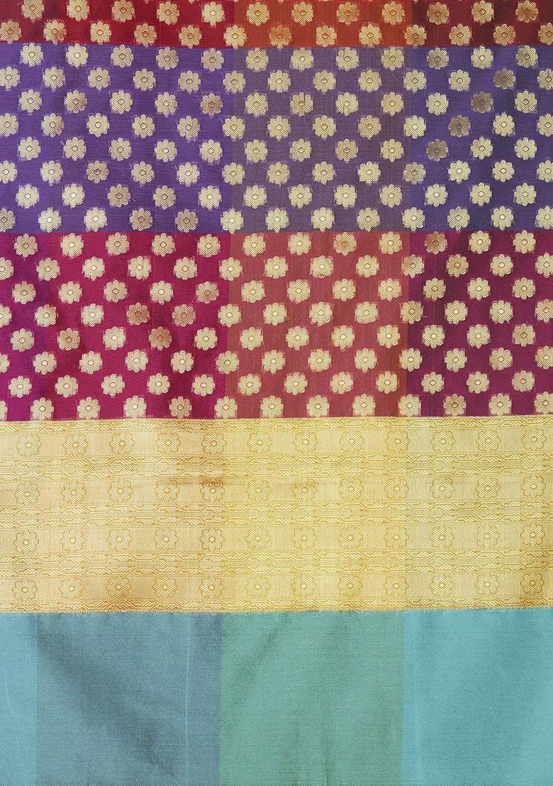 Multicoloured Woven Design Dupatta