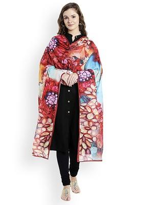 Multicoloured Printed Dupatta