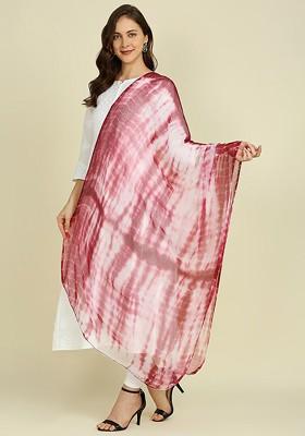Shibori Chiffon Dupatta
