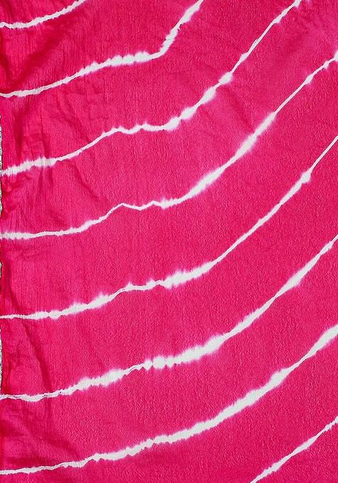 Pink Leheriya Dupatta