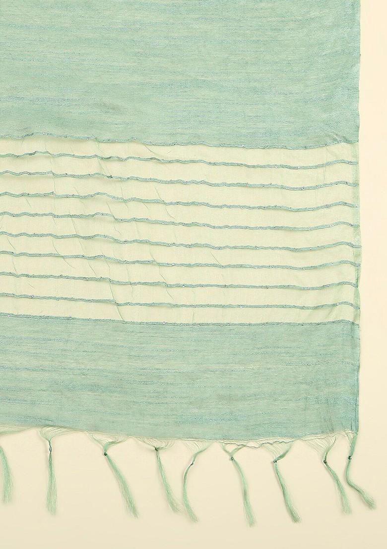 Cotton Silk Sequinned Dupatta