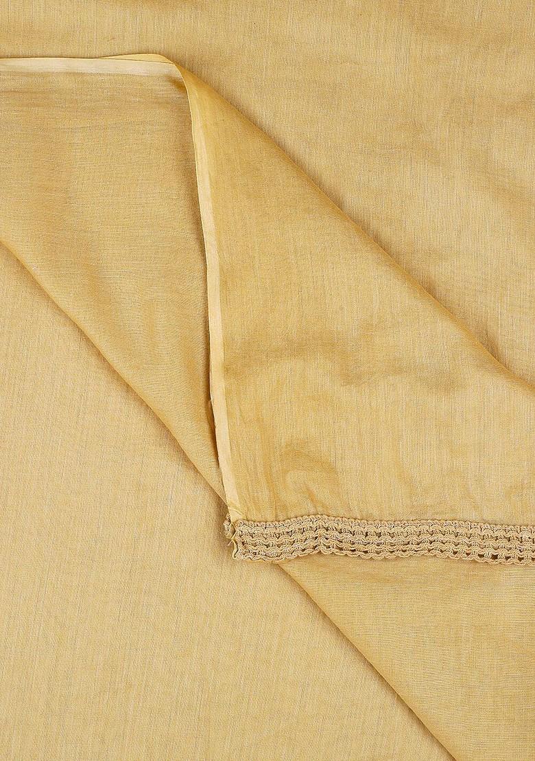 Khaki Pure Cotton Dupatta