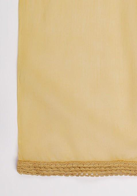 Khaki Pure Cotton Dupatta