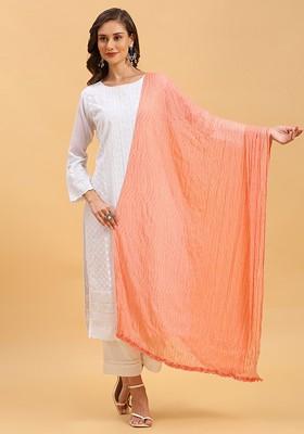 Embroidered Chiffon Dupatta
