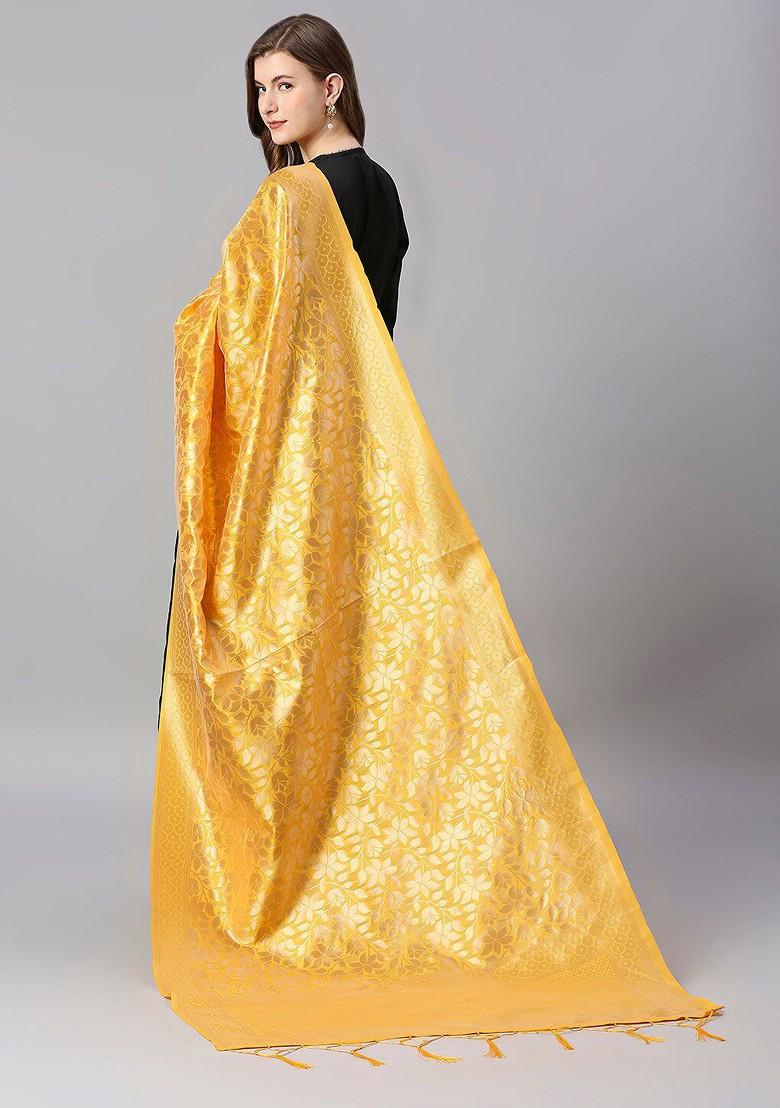 Woven Design Banarasi Silk Dupatta
