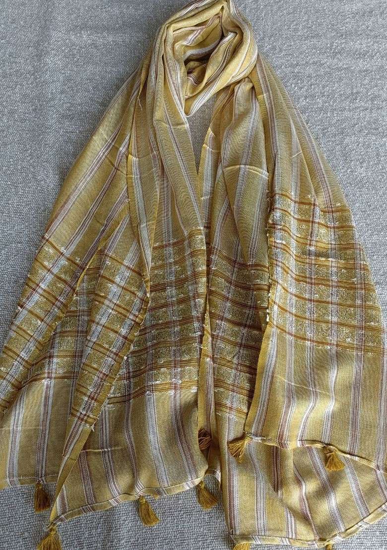 Women Striped Stole - Indya